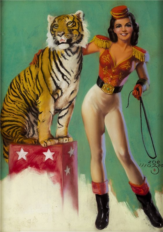 Artista Pin Up Zoë Mozert The Pinup Project