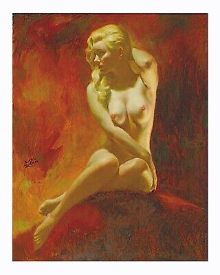Earl-Moran-Marilyn-Monroe-Nude-Vintage-Pin-Up